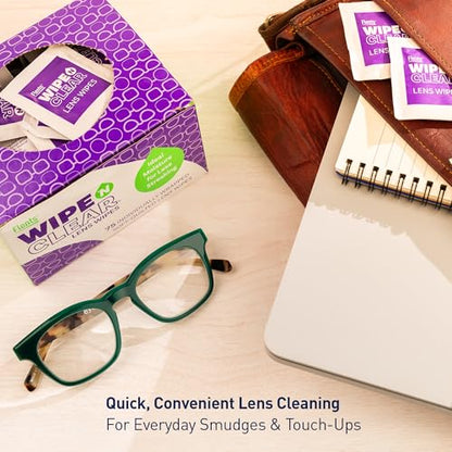 Flents Wipe 'N Clear Premium, Pre-Moistened Lens Cleaning Wipes, 75 Count - size: 75 Count Clothlike