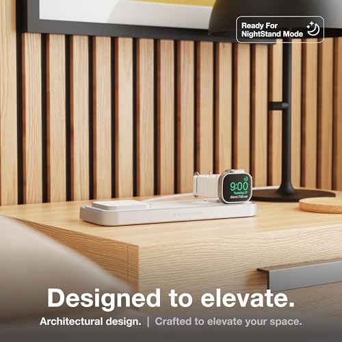 NOCO XGrid XDP3 3-in-1 Wireless Charging Station - iPhone, Watch & AirPods