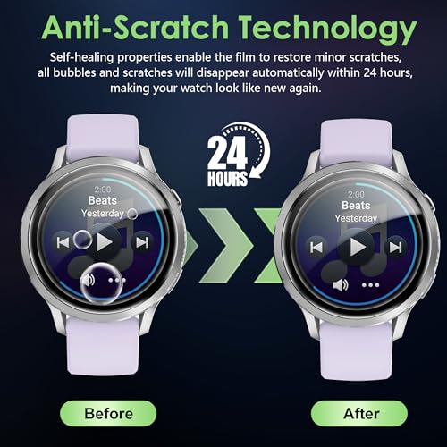 Compatible for Garmin Venu 4 41mm screen protector, Anti-Scratch 3D Full Screen Coverage flim, Case Friendly, HD Ultra, 4 PACK - size: Venu 4 41mm