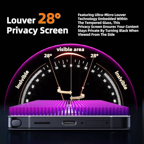 MAYtobe 2-Pack Privacy Screen Protector for Samsung Galaxy S25 Ultra Film - size: Samsung S25 Ultra