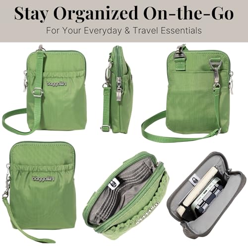 Baggallini RFID Bryant Pouch - color: Moss