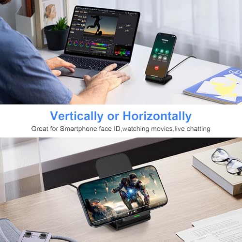 15W Samsung S25 FE Wireless Charger Fast Charging Stand for Galaxy Z Fold8 - color: 1-pack Black