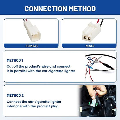 Anina QC3.0 Car Charger for Toyota, 18W Dual USB Port Powered by Cigarette Lighter with Digital Voltmeter, Panel Flush Mount USB Socket for Tundra Corolla Highlander, Vehicle Dash Port 1.34"x0.91"