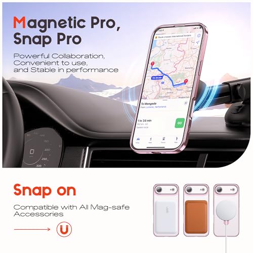 for Plating iPhone Air Case with Magnetic Stand,Rose Gold - color: Rose Gold, size: iPhone 17 Air
