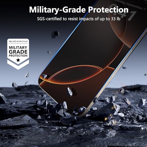 1 Pack Designed for iPhone 14, 13, 13 Pro (6.1") Screen Protector Tempered Glass, Case Friendly Anti Scratch Bubble Free Ultra Resistant - size: for iphone 13