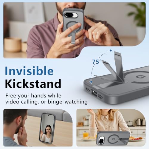 for Google Pixel-10A Case Slim Fit & Matte Translucent, Gray - color: Gray, size: Pixel 10A 6.3"