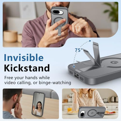for Google Pixel-10A Case Slim Fit & Matte Translucent, Gray - color: Gray, size: Pixel 10A 6.3"