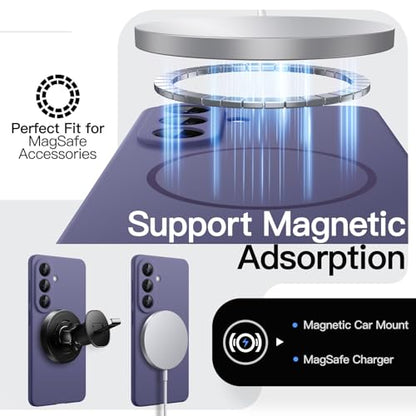 JETech Magnetic Slim Case for Samsung Galaxy S26 Plus, Cobalt Violet - color: Cobalt Violet, size: Galaxy S26 Plus