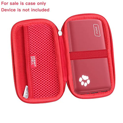 Hermitshell Hard Travel Case for INIU Portable Charger 10000mAh Power Bank [2022 Version] (Red) - color: Red