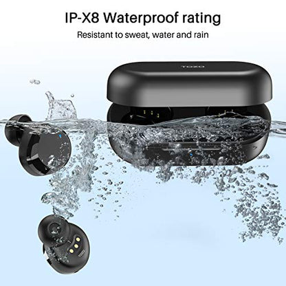 TOZO T12 Wireless Earbuds Bluetooth 5.3, Premium Sound, LED Digital Display