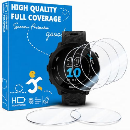 6-Pack HD Tempered Glass Screen Protector for Garmin Forerunner 55 - size: For Garmin Forerunner 55 1.65 Inch