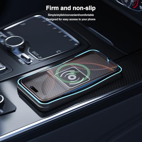 Car Charger Pad for Jeep Grand Cherokee 2011-2025 SUV 5-Seater, Non-Slip Design Heat Dissipation Metal Strip 4 Cable Configurations Dashboard Car Charger,Short USB Port - size: Short USB Port