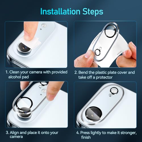 ivoler Camera Lens Protector for iPhone Air 6.5", 4-Pack - size: iPhone Air 6.5''