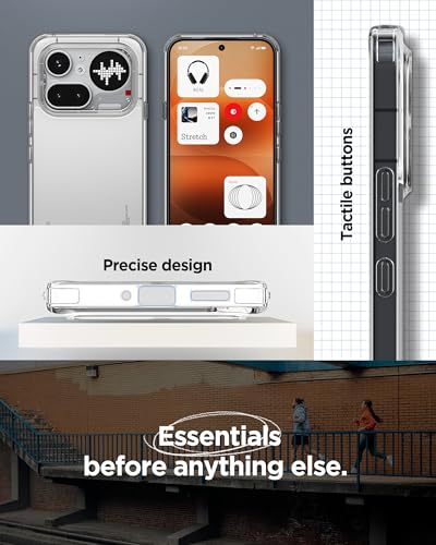 Spigen for Nothing Phone (4a) Pro, Ultra Hybrid [Anti-Yellowing] - Crystal Clear - color: Crystal Clear, size: Nothing Phone (4a Pro)