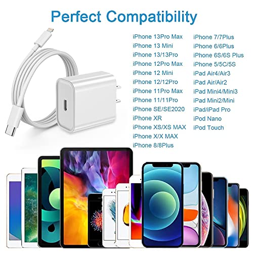 iPhone 14 13 12 11 Fast Charger, 3Pack[Apple MFi Certified] Lightning Cable - color: White 3Pack 3FT
