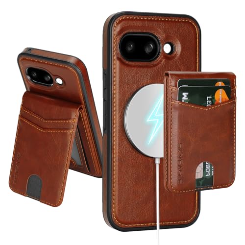 SkyEagle for MagSafe Google Pixel 9a Wallet Case,Brown - color: Brown, size: Google Pixel 9a