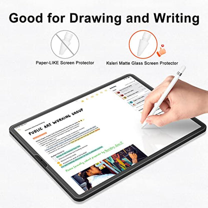 2 Pack Matte Glass Screen Protector for iPad Pro 11 inch(2022/2021/2020/2018) iPad Air 5/4 Generation(10.9 Inch,2022/2020)[Install Frame](Not Privacy)Anti-Glare Anti-Fingerprint Smooth as Silk - size: iPad Pro 11" 4/3/2/1