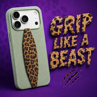 Switchbands Animal Phone Grip Strap 2 Pack – Reversible Elastic Strap, Adhesive-Free No Damage, Ergonomic Hand Support, Drop Protection, Wireless Charging Compatible, Universal – Cheetah Chick - color: Cheetah Chick, size: Pack of 2