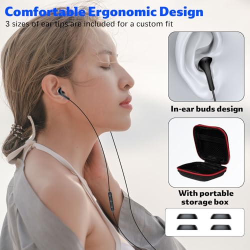 USB C Headphone for iPhone 18 Pro/17 Pro Max 16 Wired Earbuds,Black - color: Black
