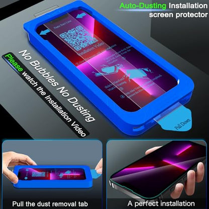 IMBZBK 3+3 Pack for iPhone 13 Pro Screen Protector, 9H+ Tempered Glass - size: iPhone 13 Pro 6.1 inch