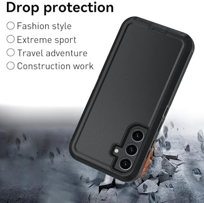 for Samsung Galaxy S25 FE 5G Case, Heavy Duty case,[Military Grade Protective ][Shockproof] [Dropproof] [Dust-Proof],(Black-Belt Clip) ﻿ - color: Black-Belt Clip