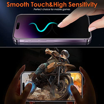 [2 Pack for iPhone 14 Pro Max Privacy Screen Protector (NOT Glass), Anti-Spy Anti-Scratch Non-breakable Flexible Soft TPU Hydrogel Film Screen Protector for iPhone 14 Pro Max