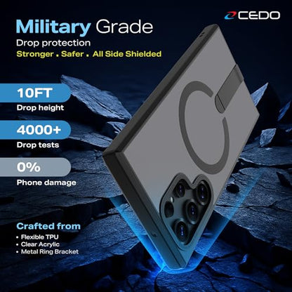 CEDO Magnetic Kickstand Case for Samsung S23 Ultra, MagSafe Compatible - size: Samsung S23 Ultra