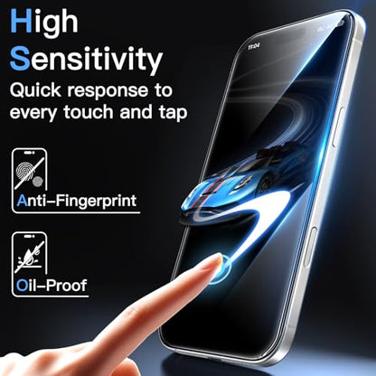 JETech Screen Protector for iPhone 16, 3-Pack - size: iPhone 16