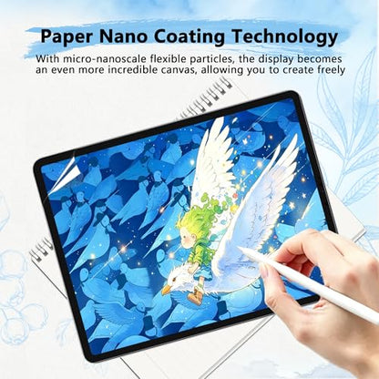 3 Pack Paper Screen Protector for iPad 10.2" 9/8/7th 2021-2019+2 Pencil Tip - size: iPad 10.2" 9th/8th/7th