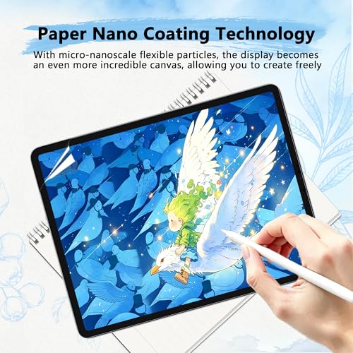 3 Pack Paper Screen Protector for iPad Mini 8.3" A17Pro 7/6th +2 Pencil Tip - size: Mini 8.3" (A17Pro) 7th/6th