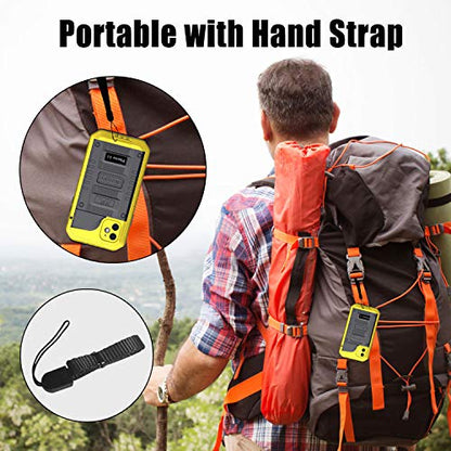 Beasyjoy Waterproof iPhone 11 Case - Metal Military Grade Defender with Built-in Screen Protector, Heavy Duty Rugged Shockproof Underwater Case (Yellow) - color: Yellow, size: iPhone 11