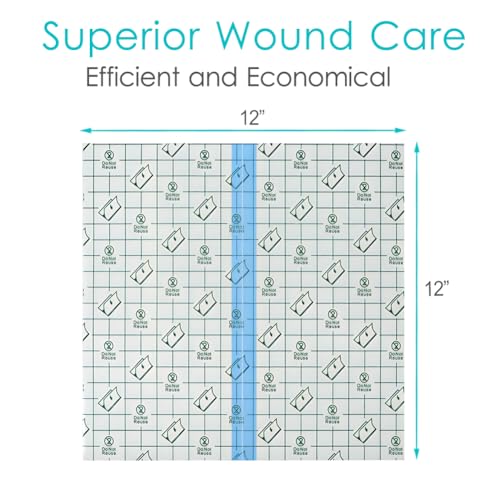 Waterproof Shower Protector Bandage 12x12 inch for Large Port Surgery Incisions Guard Tattoo Second Skin Healing Aftercare Cover Bath Patch Transparent Film Clear Adhesive Wounds Dressing (Pack of 25) - size: 12x12 Inch (Pack of 25)