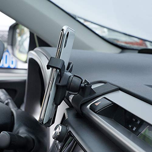 Universal Car Phone Holder Fit for Toyota RAV4 2013 2014 2015 2016 2017 2018 Air Vent Phone Mount Adjustable, Car Phone Cradle Fit for iPhone Samsung 4-7 Inches Smartphone - style: RAV4 13-18 Carbon Fiber