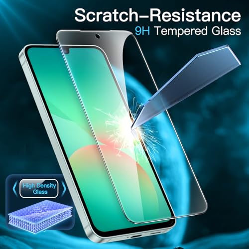 JETech Screen Protector for Samsung Galaxy A26, 3-Pack - size: Galaxy A26