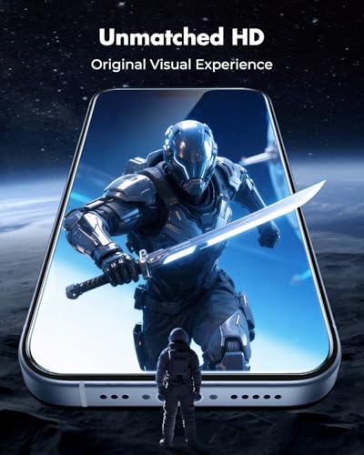 UNBREAKcable 4-Pack iPhone 17 Screen Protector, 9H Hardness | 9H tempered glass | 99.99% HD clarity | Double Shatterproof|alignment frame easy install | case-friendly - size: iPhone 17