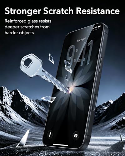 ESR 2 Pack Armorite for iPhone 17/iPhone 16 Pro Screen Protector - size: iPhone 17/16 Pro 6.3 inch
