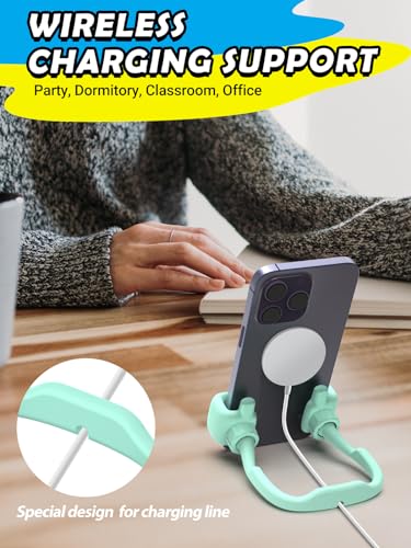 Stocking Stuffers for Men Women Teens Thumbs Up Lazy Phone Stand 4 Pack - color: Macaron Blue/Green/Pink/White, size: 4