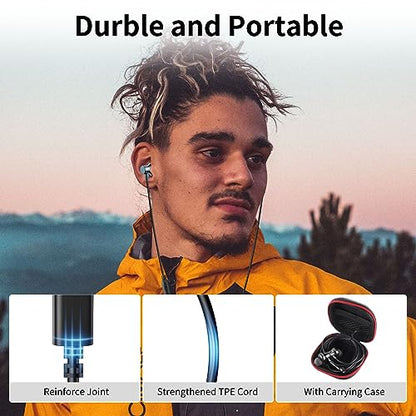 COOYA USB C Headphones Wired Earbuds for iPhone 18 Pro Max 17 16 15 Green - color: NavyBlue