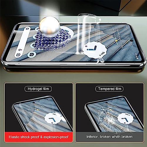 2 Pack Screen Protector For Google Pixel 8a, Ultra-Thin Soft TPU Hydrogel Film For Google Pixel 8a Case Friendly,Touch Sensitive - color: Google Pixel 8a