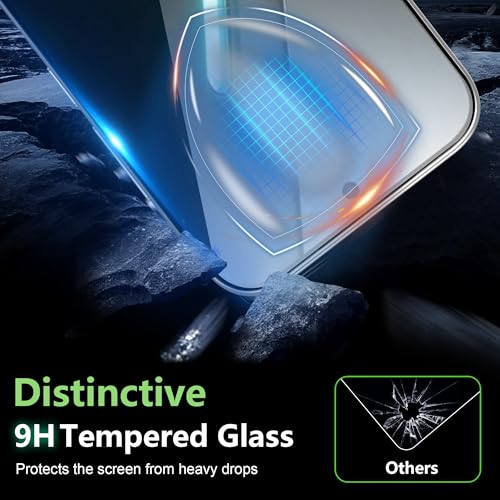 for Xiaomi Poco X8 Pro 5G Screen Protector with Camera Lens Protector, 9H Hardness Anti-Scratch Tempered Glass flim, Case Friendly, Anti-Fingerprint,Anti-Scratch (2+2 PACK) - color: Poco X8 Pro 5G