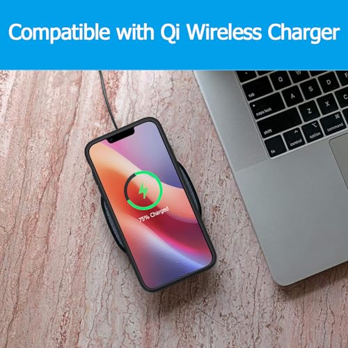 Battery Case for iPhone 17e, 10000mAh Portable Protective Charging Case with Wireless Charging Compatible for iPhone 16e/ 17e (6.1 inch) Rechargeable Battery Pack Charger Cover with Carplay (Black) - size: iPhone 16e/17e