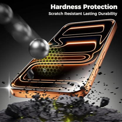 3-Pack Screen Protector for iPhone 17 Pro Max with [Easy Pull] Installation Frame,9H Hardness Tempered Glass,Ultra Resistant, HD Clear, Bubble-Free, Case Friendly[Not for Plus/Pro Models] - size: iPhone 17 Pro Max - 3 Pack