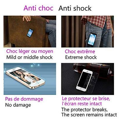 Anti Blue Light Screen Protector for iPhone 8 Plus,2.5D Edge 9H Tempered Glass Protective Film for iPhone 8 Plus - size: 8 Plus