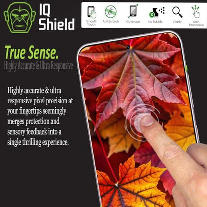 IQShield 4 Pack Screen Protector for Samsung Galaxy S23 Plus 5G/ Galaxy S23+ (6.6 Inch, 2023 Release) Works with Fingerprint Scanner Anti-Bubble Clear TPU Film - size: 6.6 Inch (Pack of 2)