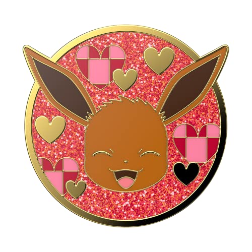 PopSockets Adhesive Phone Grip, Holder- Enamel Eevee XOXO - color: Eevee XOXO, style: Adhesive