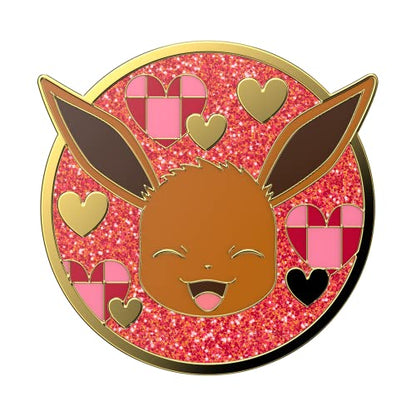 PopSockets Adhesive Phone Grip, Holder- Enamel Eevee XOXO - color: Eevee XOXO, style: Adhesive