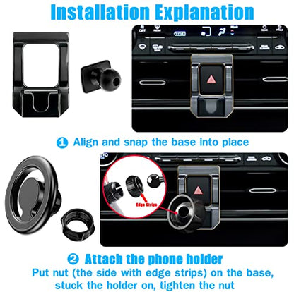 Car Phone Holder, Air Vent Magsafe Mount for Toyota Highlander 2020-2023 - style: Highlander/Magsafe