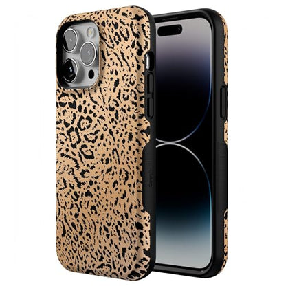 Casely iPhone 14 Pro Max Case | Born to Be Wild | Jaguar Print | Bold Protective Design | Compatible with MagSafe - color: Born to Be Wild | Jaguar Print