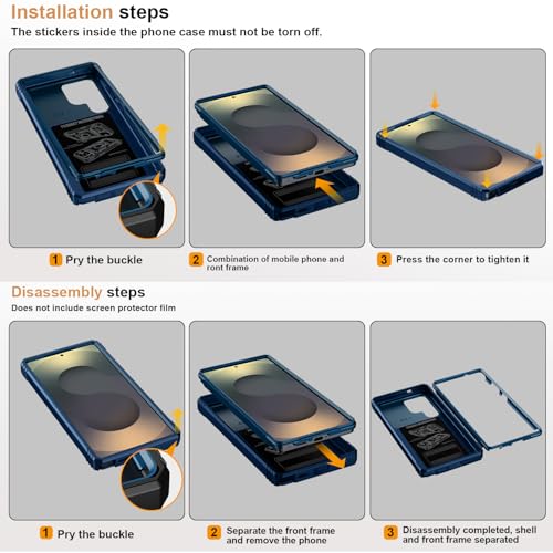 PASNEW Blue Case for Samsung Galaxy S21 Ultra,6.8 inch - color: Blue, size: Galaxy S21 Ultra (6.8 inch)