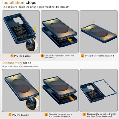 PASNEW Blue Case for Samsung Galaxy S21 Ultra,6.8 inch - color: Blue, size: Galaxy S21 Ultra (6.8 inch)